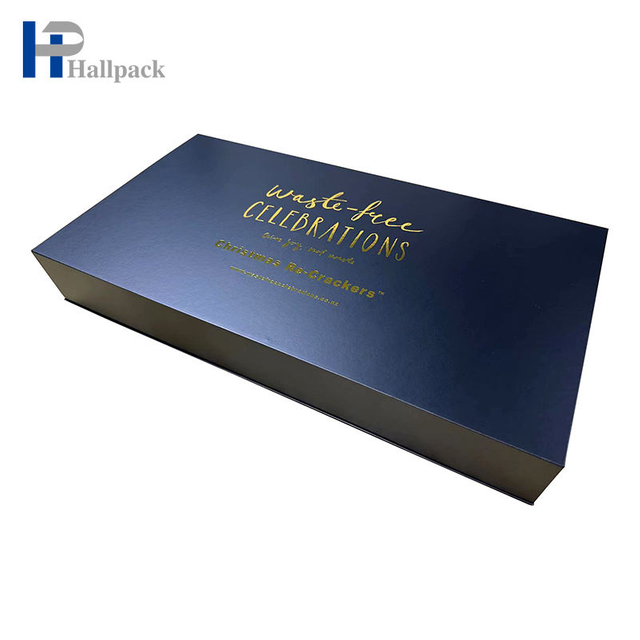 Caja de papel de embalaje de ropa de caja magnética de gran tamaño negra con mejores ventas de fábrica
