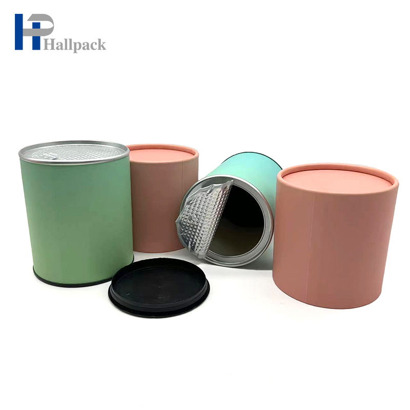 Empaquetado interno del tubo del papel de la cartulina de Eco Kraft del tubo del papel de la cubierta del rasgón fácil