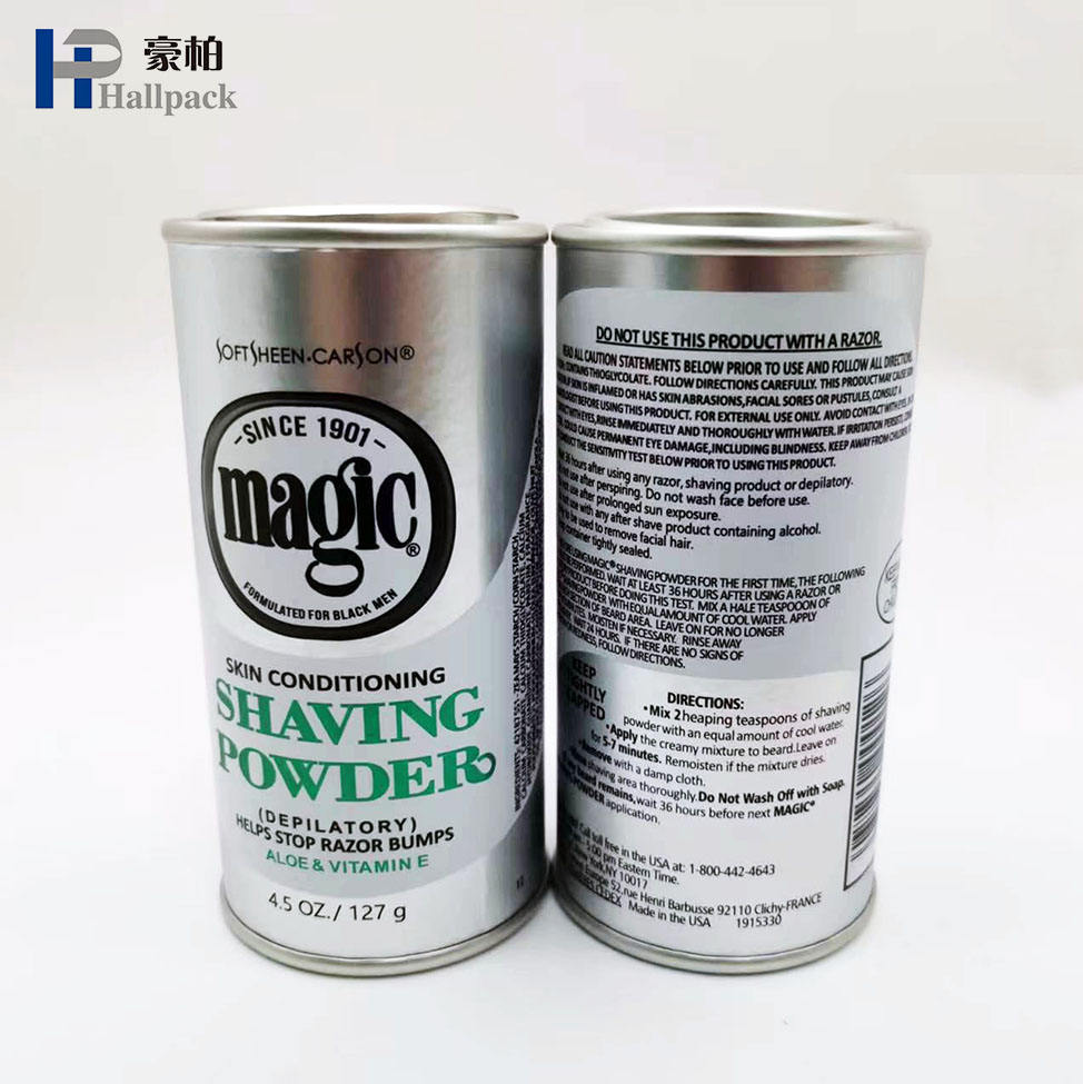 Personalizar la impresión de tubos de papel de forma redonda de cartón artesanal biodegradable con cubierta de hierro