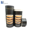 Tubo de papel negro de papel Kraft de embalaje suelto con logotipo de tamaño personalizable de gran oferta