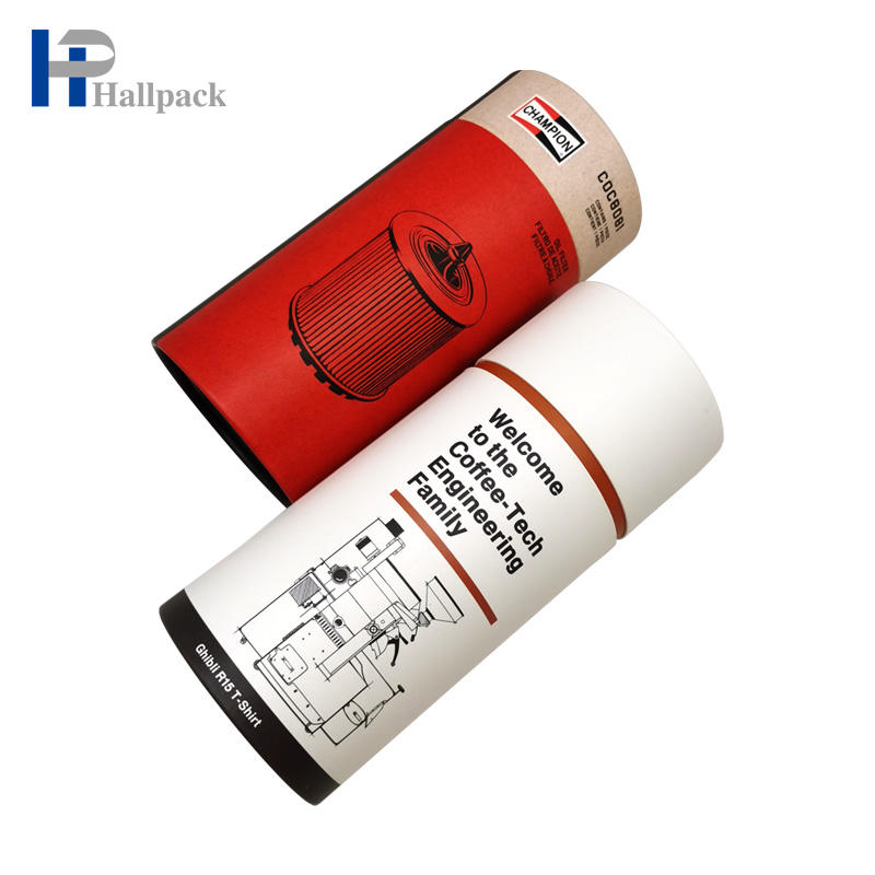 Tubo largo del papel de la taza de vacío de los envases del tubo del incienso del color rojo