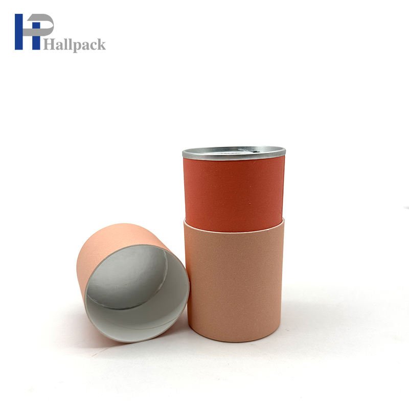 Los tubos de papel inferiores del hierro de la cubierta interior del rasgón fácil reciclaron el tubo del acondicionamiento de los alimentos del té del café