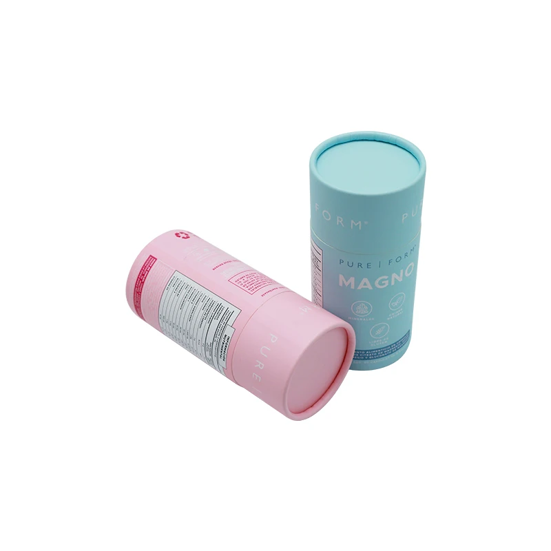 Embalaje de tubos de papel para té suelto Coffee Food Grade Paperboard Logotipo personalizado